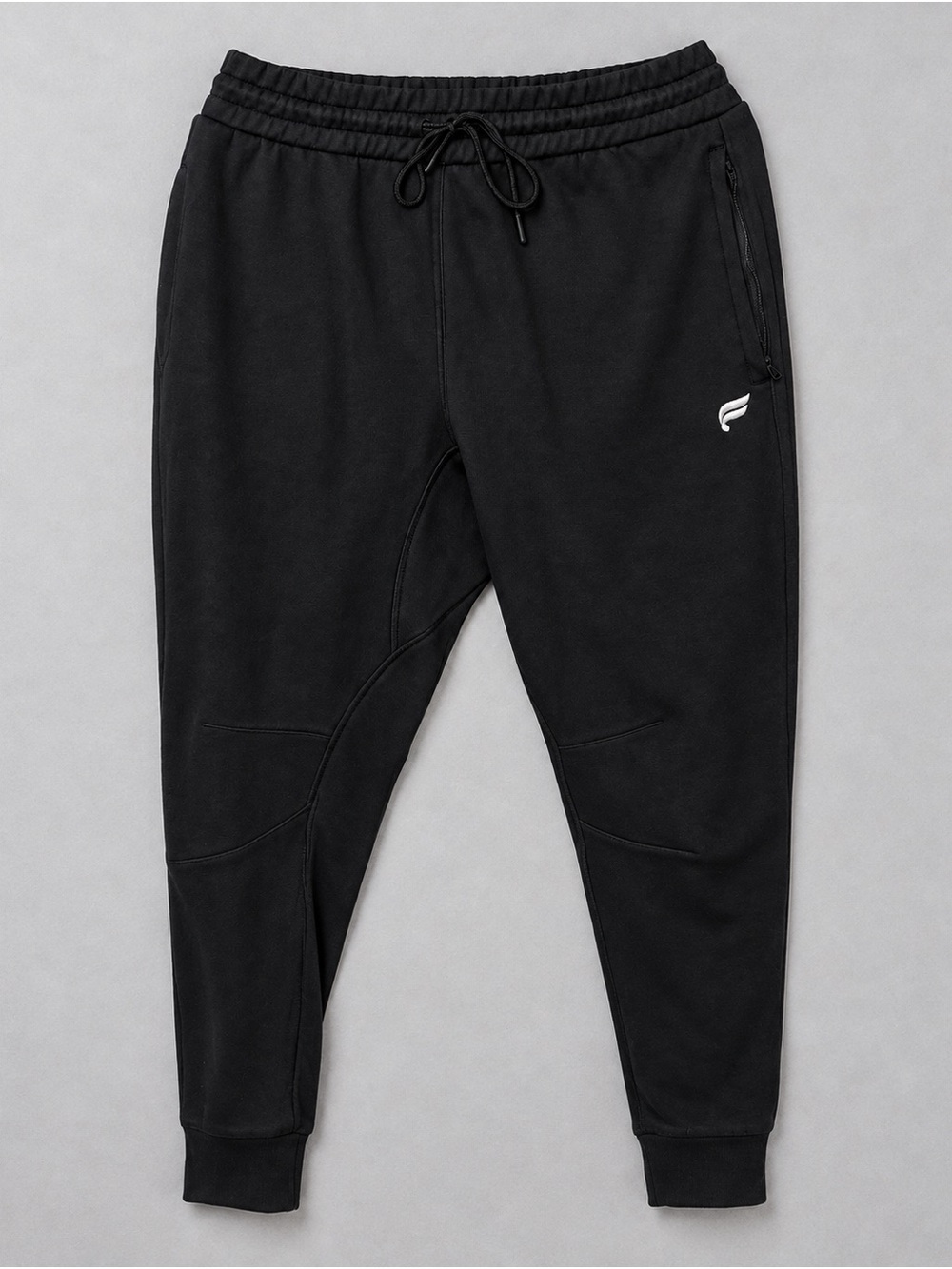 Fabletics Mens Black Athletic Joggers Sweatpants Zip Pockets Size Large